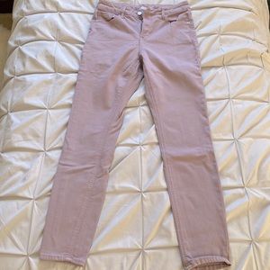 Old Navy Rockstar Super Skinny High Rise Purple Jeans Built in Warm - Like New